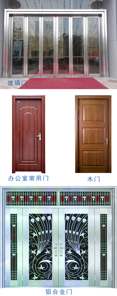 塞伯羅斯二維碼讀卡器可以安裝在這些門(mén)上