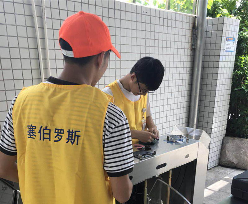 二維碼門(mén)禁施工現場(chǎng)