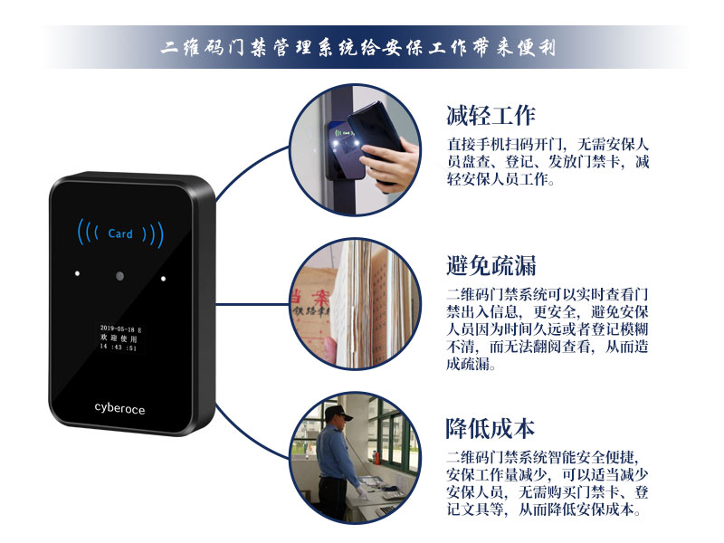 二維碼門(mén)禁管理系統給安保工作帶來(lái)的便利